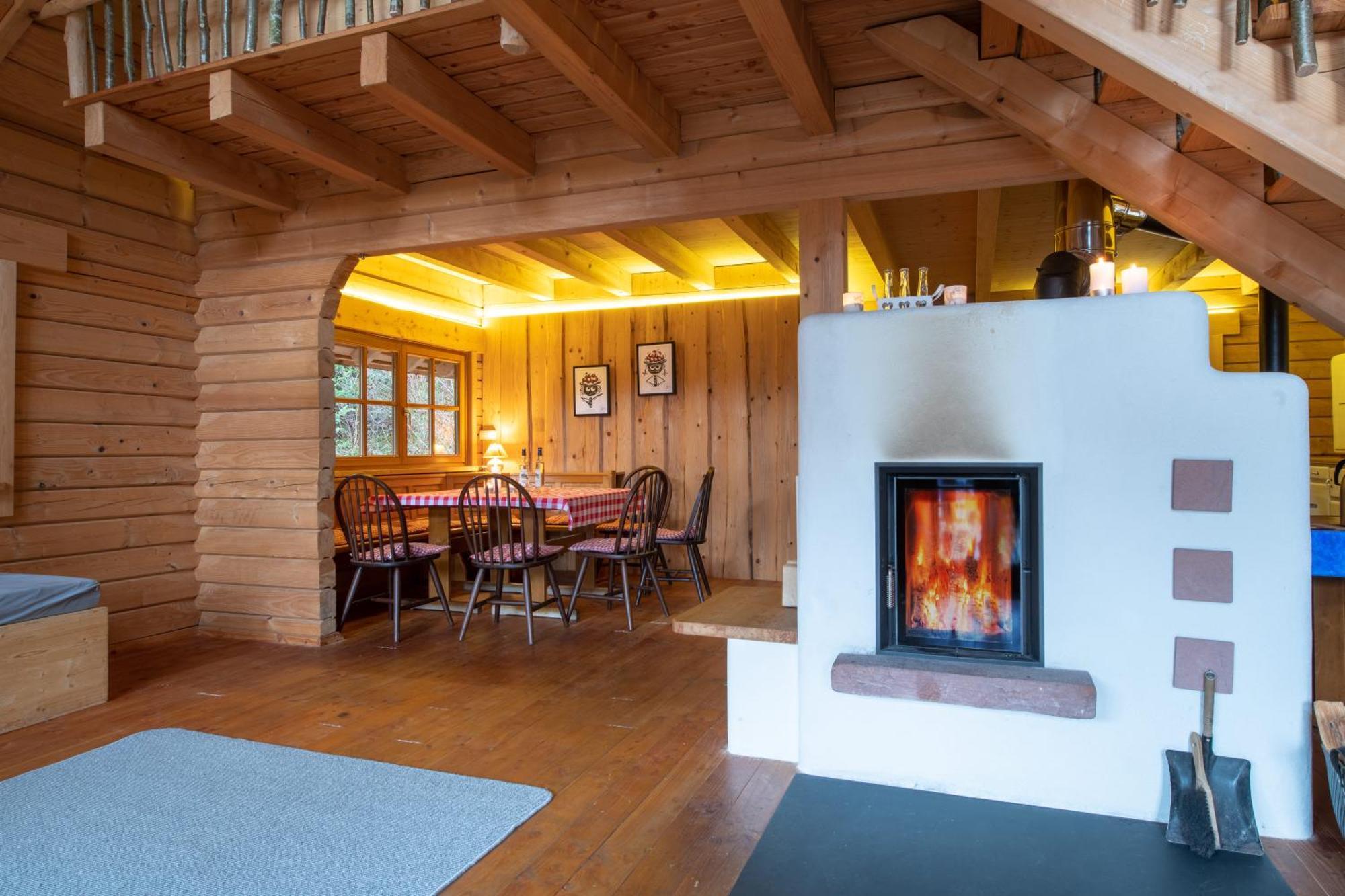 Schwarzwald Blockhaus - Sauna - Kamin - Mit Bettwaesche Und Handtuecher Schenkenzell Eksteriør bilde