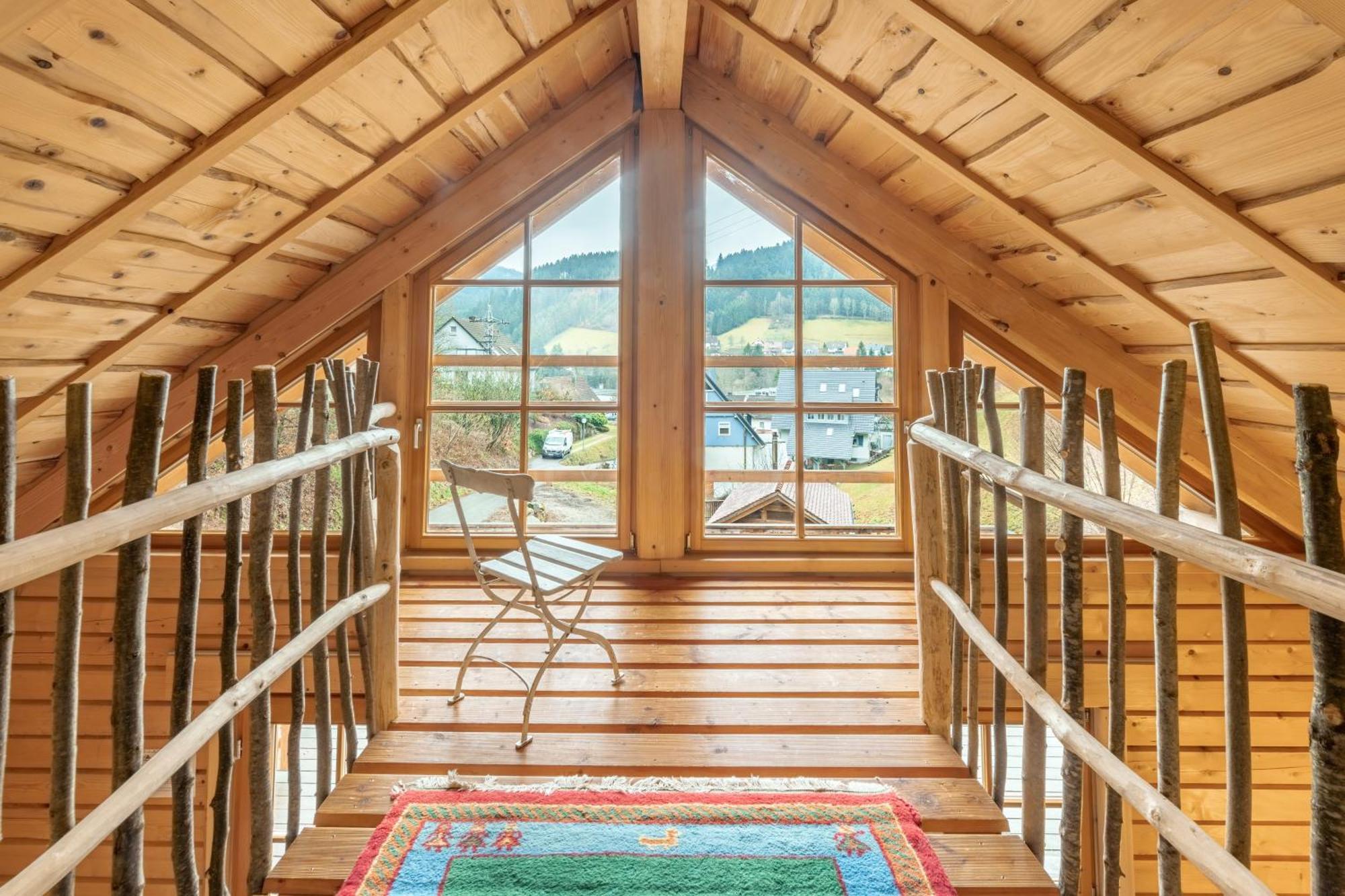 Schwarzwald Blockhaus - Sauna - Kamin - Mit Bettwaesche Und Handtuecher Schenkenzell Eksteriør bilde