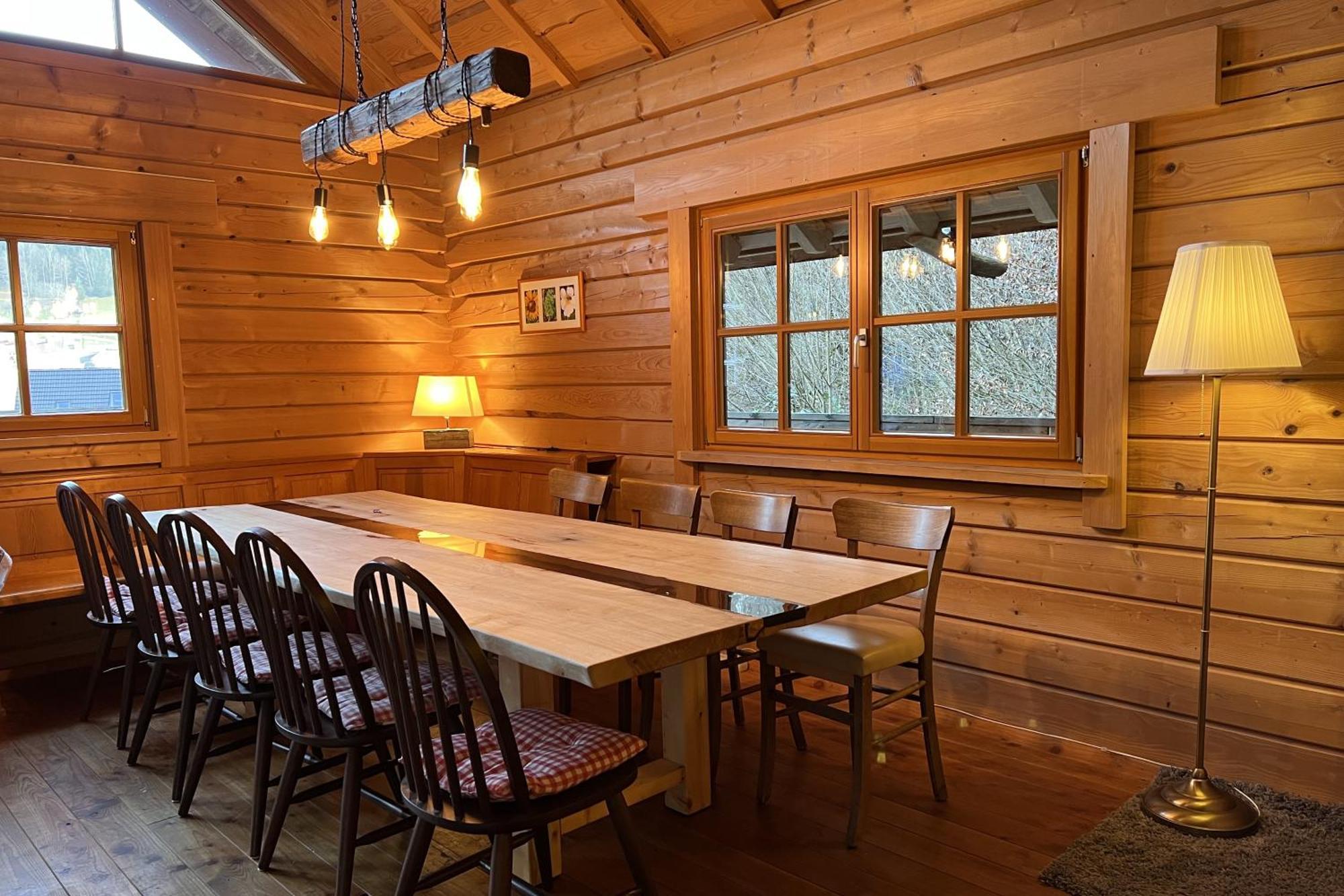 Schwarzwald Blockhaus - Sauna - Kamin - Mit Bettwaesche Und Handtuecher Schenkenzell Eksteriør bilde
