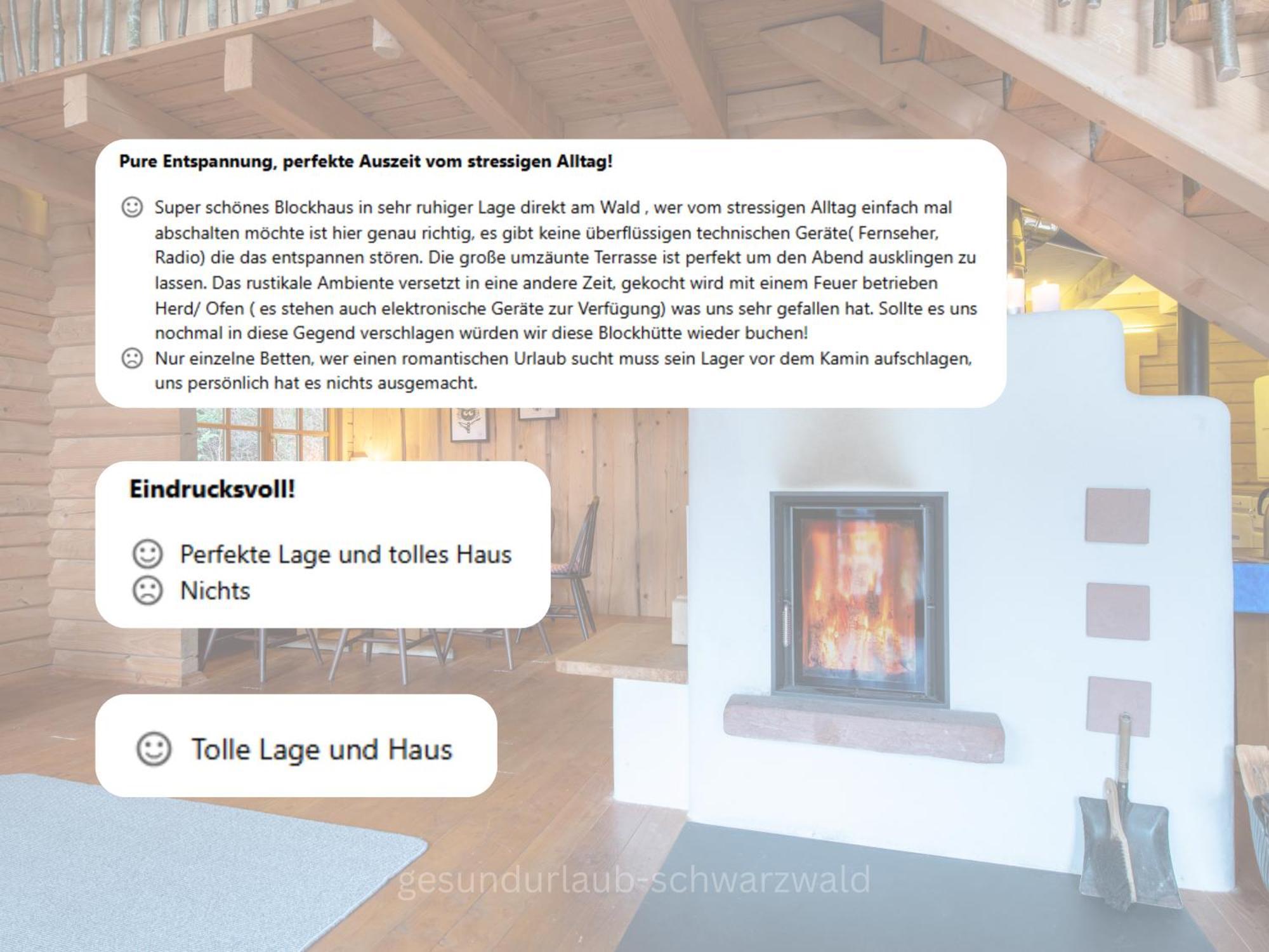 Schwarzwald Blockhaus - Sauna - Kamin - Mit Bettwaesche Und Handtuecher Schenkenzell Eksteriør bilde
